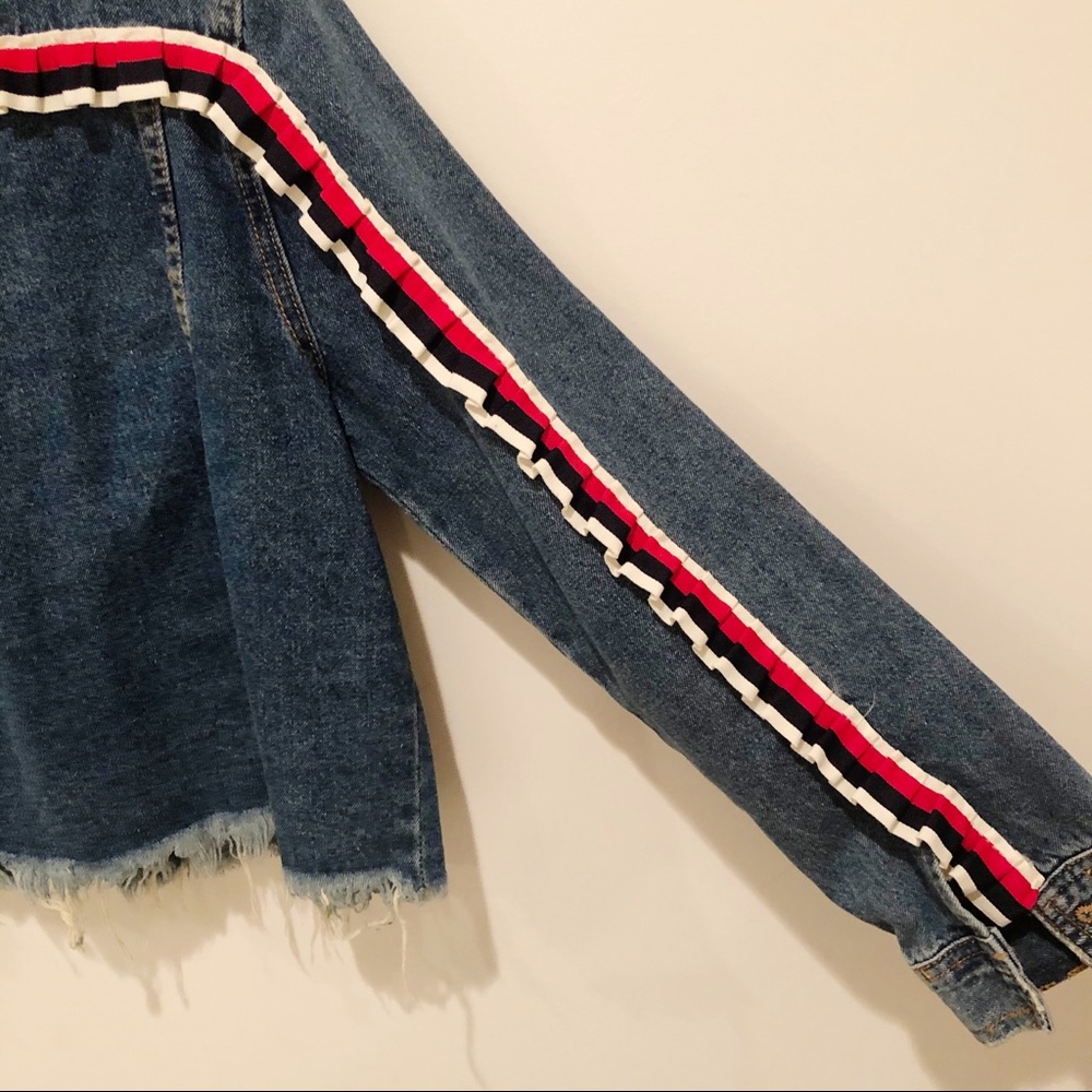 Sunset+Spring Cropped Denim Jacket - Picture 3 of 7